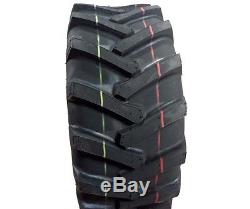 Two 23x8.50-12 Firestone Flotation 23 John Deere Lawn & Garden Tractor Lug Tires