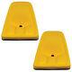 Two Yellow Michigan Seats Made To Fit John Deere Gator Lawn Tractor