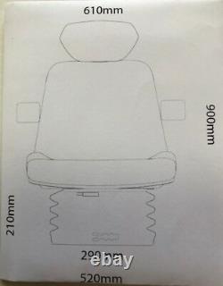 Universal Deluxe Mechanical Tractor Seat John Deere/Ford New Holland Tractor