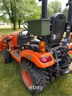 Universal Toolbox Mount & Box for Tractor, Kubota, John Deere, Mahindra, Yanmar