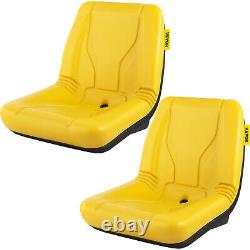 VEVOR John Deere High Back Tractor Seat 2PCS Garden Mower Seat withDrain Hole