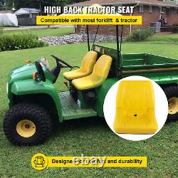 VEVOR John Deere High Back Tractor Seat 2PCS Garden Mower Seat withDrain Hole