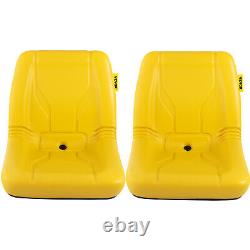 VEVOR John Deere High Back Tractor Seat 2PCS Garden Mower Seat withDrain Hole