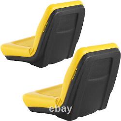 VEVOR John Deere High Back Tractor Seat 2PCS Garden Mower Seat withDrain Hole