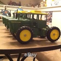 VINTAGE JOHN DEERE 7520 TRACTOR set of four used one with broken cab nice paint