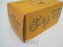 VINTAGE ORIGINAL ERTL JOHN DEERE 440 INDUSTRIAL TRACTOR WithBOX 1/16 SCALE