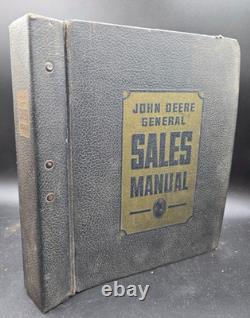 VIntage 1949 John Deere General Sales Manual Binder Tractors Engines Rebuild