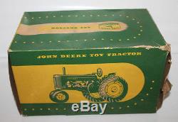 Vintage 1952 Ertl John Deere Model 60 Die Cast Farm Toy Tractor Banana Box