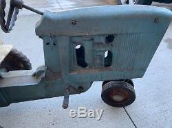 Vintage 1960s John Deere 10 Pedal Tractor Eska RARE 3 Hole Original