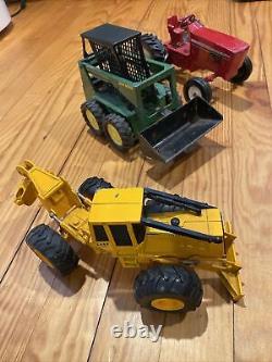 Vintage ERTL Metal John Deere 648E Turbo + More Lot 1/16 Scale Tractors Farming