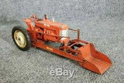 Vintage Earlie Tru-scale Tractor With Front Bucket Die Cast