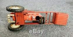 Vintage Earlie Tru-scale Tractor With Front Bucket Die Cast