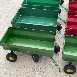Vintage Ertl John Deere International Harvester 116 Scale Farm Tractor Trailer