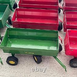 Vintage Ertl John Deere International Harvester 116 Scale Farm Tractor Trailer