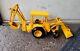 Vintage Ertl John Deere Yellow Loader Backhoe Excavator Farm Toy Tractor 1/16th