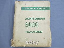 Vintage John Deere 8010 8020 Tractor 4WD Service Manual original 1964 RARE