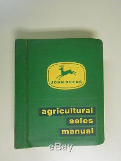 Vintage John Deere Circa 1960 Agricultural Sales Manual Tractors and More