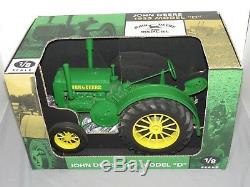 Vintage John Deere unstyled Model D Toy Tractor 18 scale HUGE NIB rare