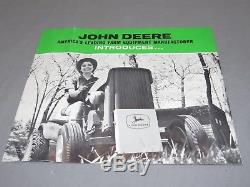 Vintage Original 1963 John Deere 110 Lawn Garden Tractor Brochure Catalog OLD