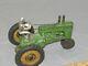 Vintage Original John Deere Arcade A Tractor With Nickel Man Cast Iron 116