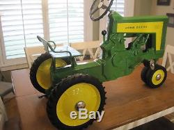 Vintage Restored Eska John Deere 130 Pedal Tractor