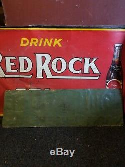 Vintage old original John Deere metal sign farm tractor barn gas oil embossed