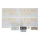 Vinyl Cut Decal Set (mid 1935 1938) Fits John Deere B Tractors Vjd101