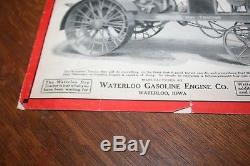 Waterloo Boy Tractor Brochure Waterloo Gasoline Engine Co. Pre John Deere 1915
