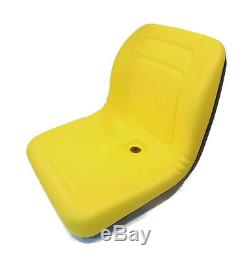 Yellow HIGH BACK SEAT for John Deere Compact Garden Tractors 4610, 4700, 4710