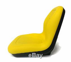 Yellow HIGH BACK SEAT for John Deere Compact Garden Tractors 4610, 4700, & 4710