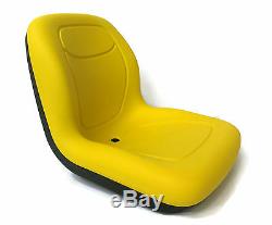 Yellow HIGH BACK SEAT for John Deere Compact Tractors 4400 4410 4500 4510 4600