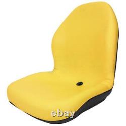 Yellow High Back Seat Fits John Deere 655 755 855 & 955 Compact Tractor