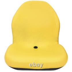 Yellow High Back Seat Fits John Deere 655 755 855 & 955 Compact Tractor