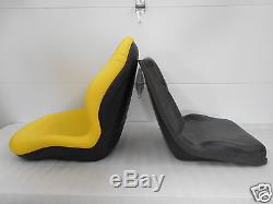 Yellow High Back Seat For John Deere Jd 655, 755, 855 & 955 Compact Tractor #cf