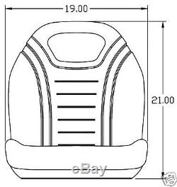 Yellow High Back Seat For John Deere Jd 655, 755, 855 & 955 Compact Tractor #cf