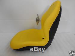 Yellow High Back Seat For John Deere Jd 655, 755, 855 & 955 Compact Tractor #cf