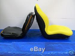Yellow High Back Seat John Deere 670,770,790,870,970,990,1070,3005, Tractor #ft