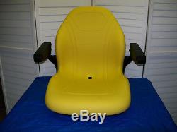 Yellow High Back Seat John Deere 670,770,790,870,970,990,1070,3005, Tractor #ji