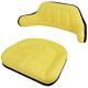 Yellow Seat Cushion Set Bottom & Back Fits John Deere W103yl For W333 Seat