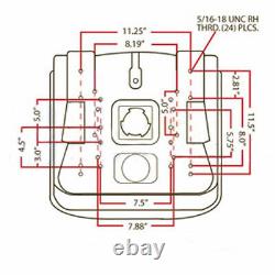 Yellow Seat Fits John Deere Farm Utility Tractors 5205, 5105