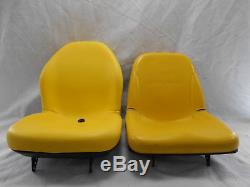 Yellow Seat John Deere X465, X475, X485, X495,575,585,595, X700,720,729,749 Jd #doai