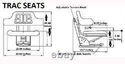 Yellow Trac Seats Tractor Suspension Seat Fits John Deere 2040 2040S 2120 2130