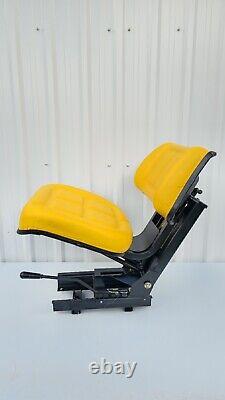 Yellow Tractor Suspension Seat, John Deere OEM