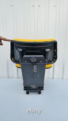 Yellow Tractor Suspension Seat, John Deere OEM